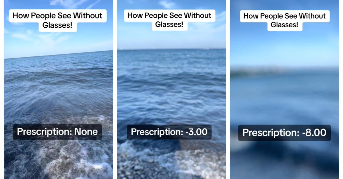 How do people see without glasses optometrist demonstrates