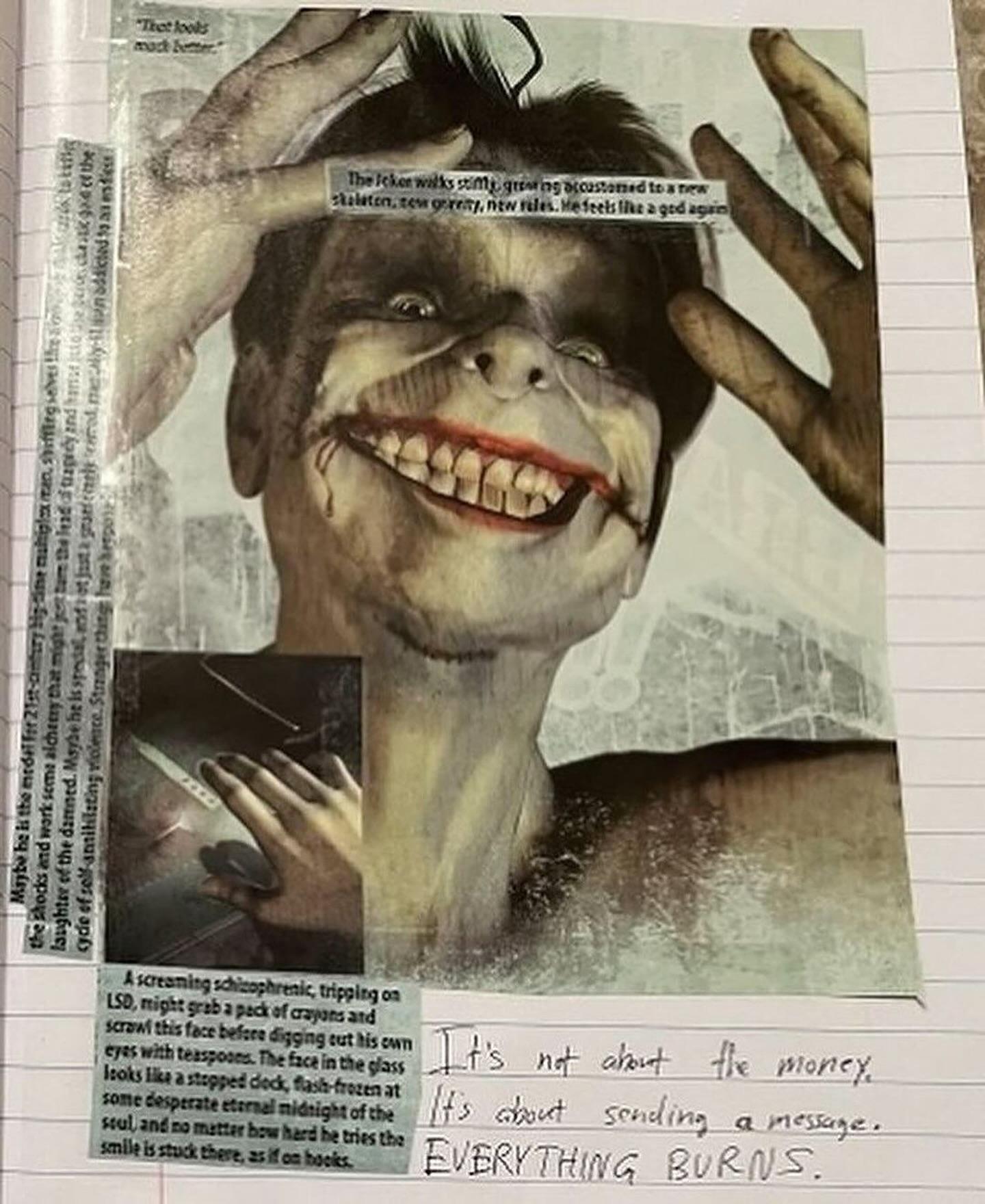 heath ledger joker diary