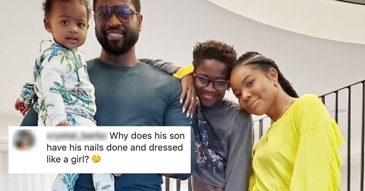 Dwyane Wade Calls Out Trolls Who Criticized Son for Wearing Crop Top and  Fake Nails