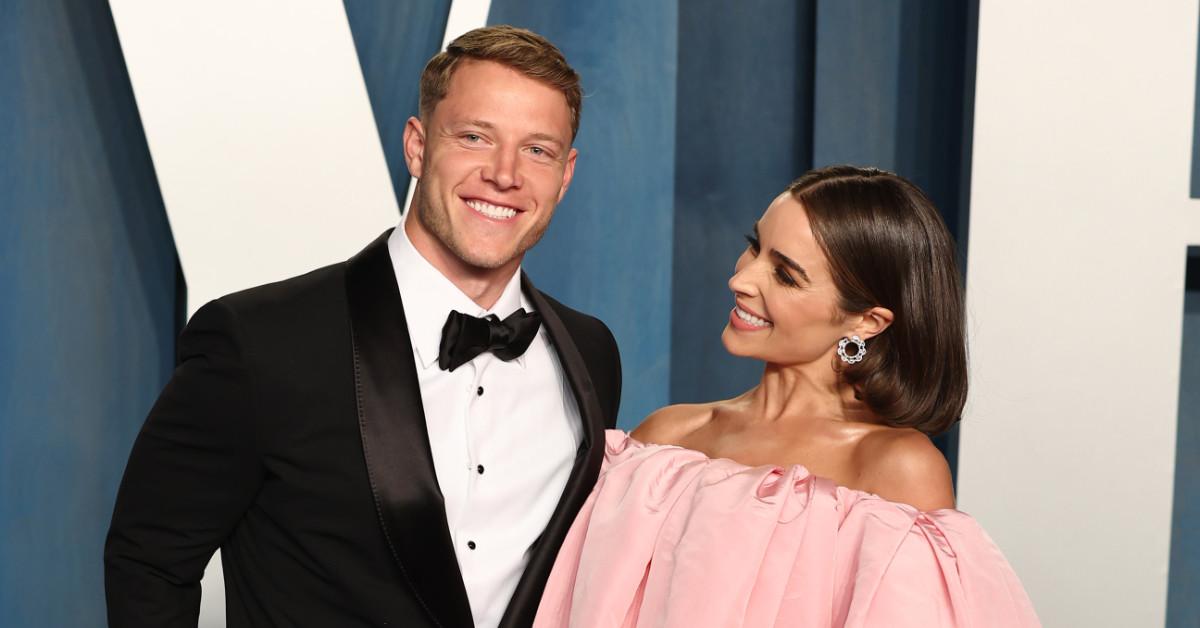 Christian McCaffrey and Olivia Culpo