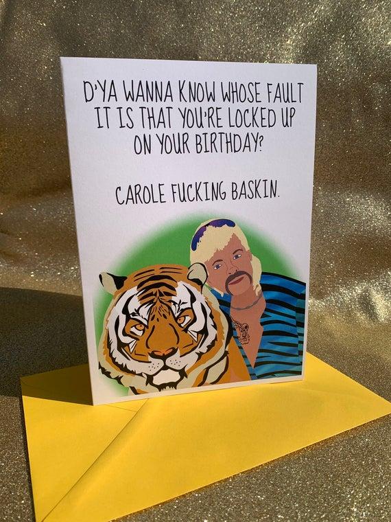 tiger king happy birthday memes