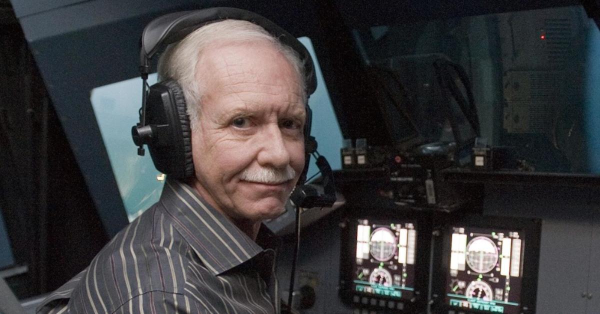 Chesley B. "Sully" Sullenberger III in the cockpit.