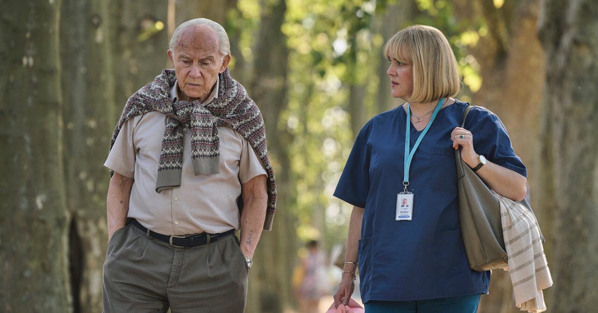 Harvey Keitel and Melanie Lynskey in 'The Tattooist Of Auschwitz'