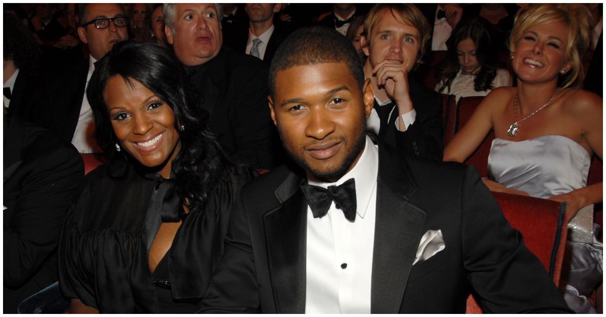 (l-r): Tameka Foster and Usher