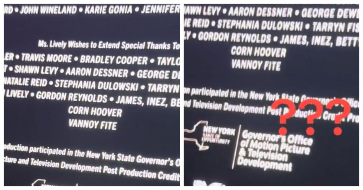 Blake Lively 'It Ends with Us' End credits