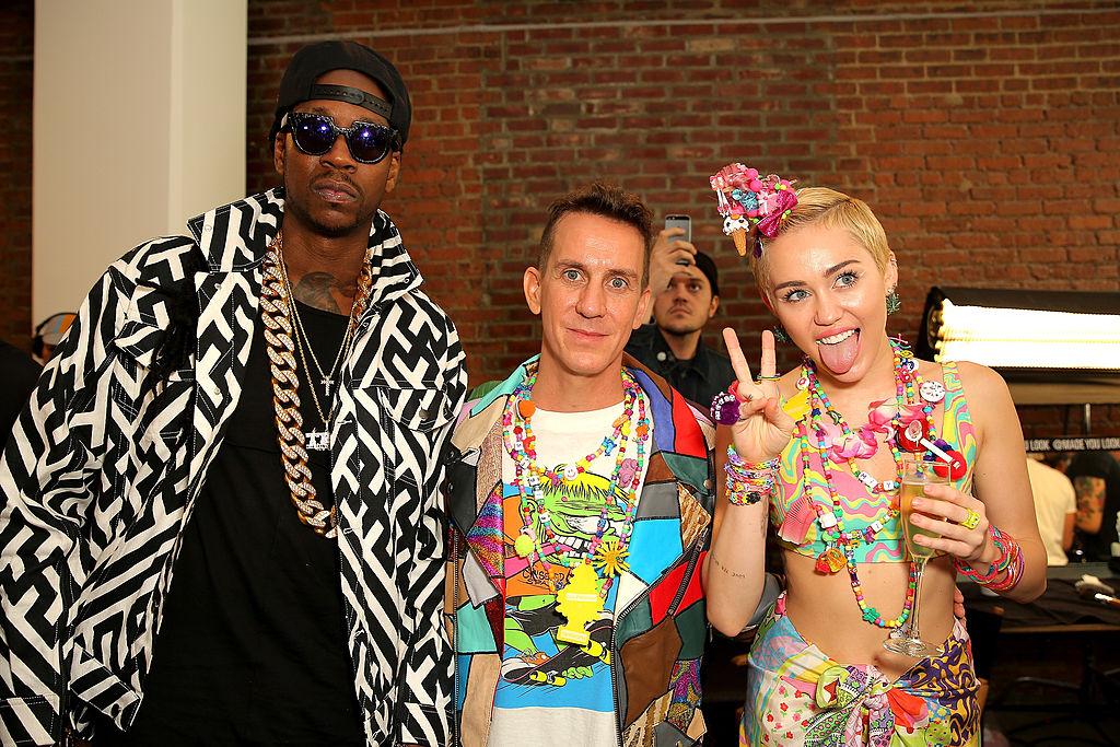 2 Chainz, Jeremy Scott, and Miley Cyrus
