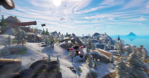 Flying Through a Tornado in 'Fortnite'