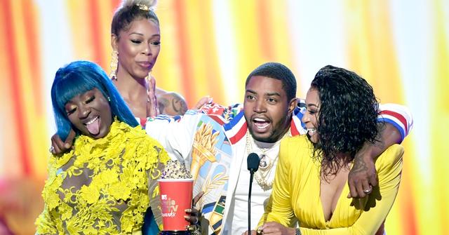 Spice, Bambi, Lil Scrappy and Karlie Redd accept the Best Reality Royalty award for 'Love & Hip Hop: Atlanta' onstage during the 2019 MTV Movie and TV Awards