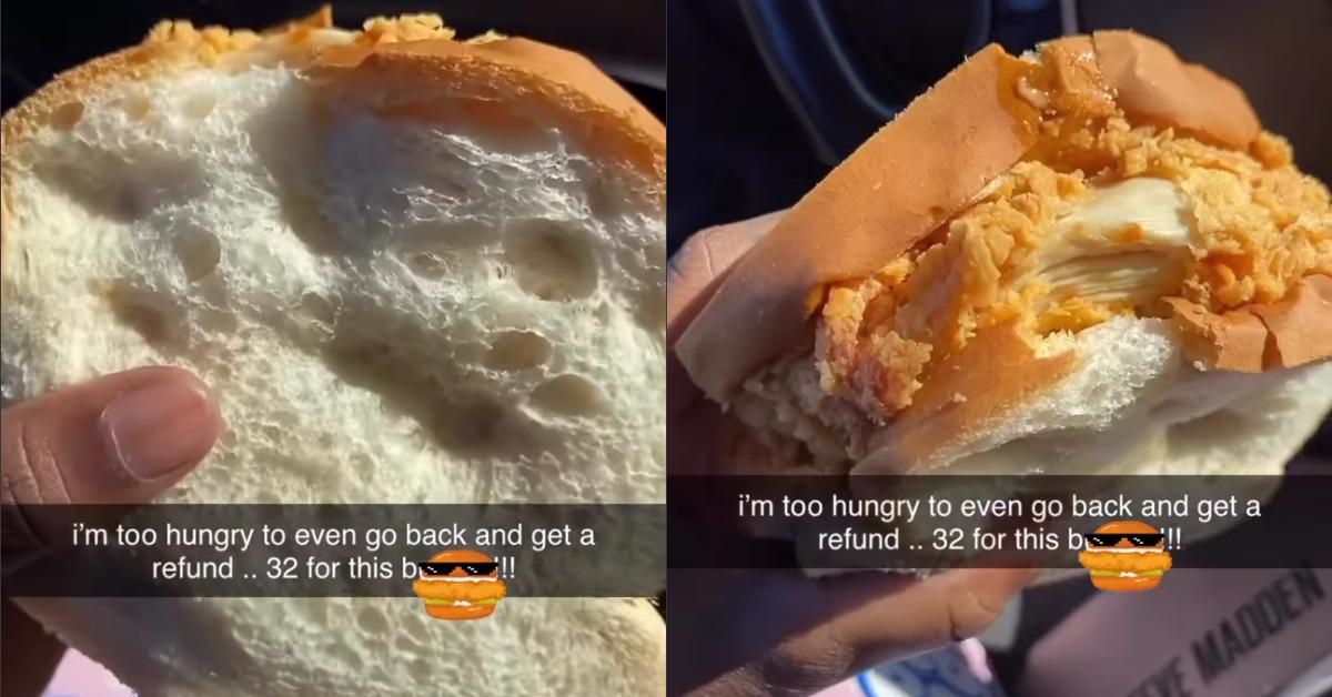 Popeyes Serves Customer Chicken Sandwich On Sliced Bread