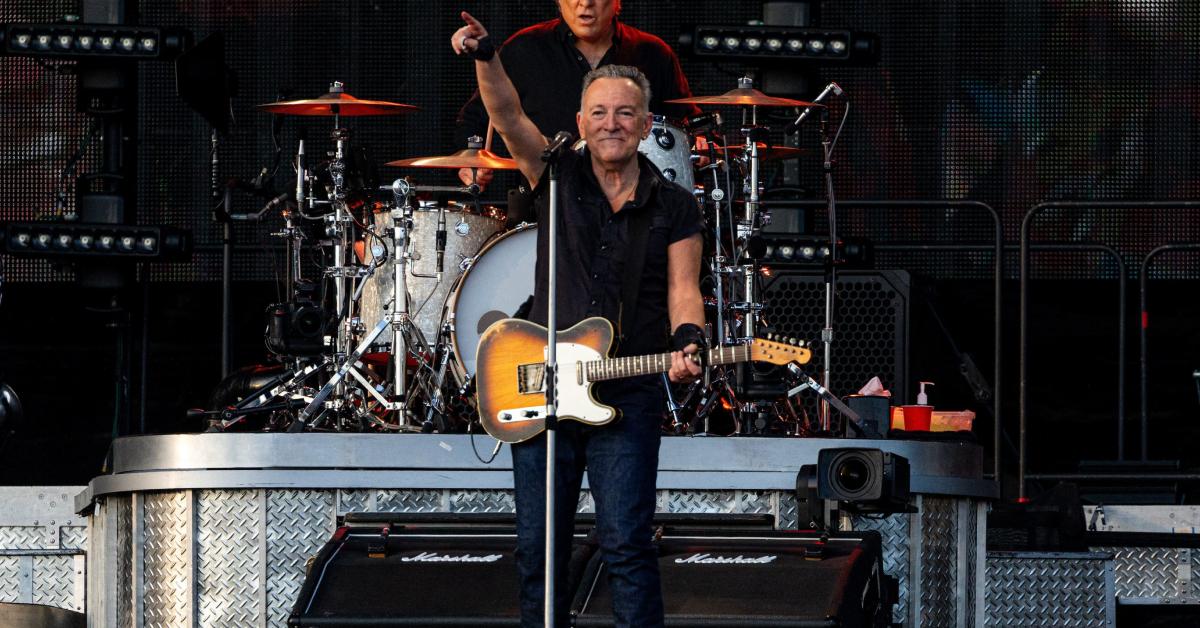 Bruce Springsteen performing in 2023.