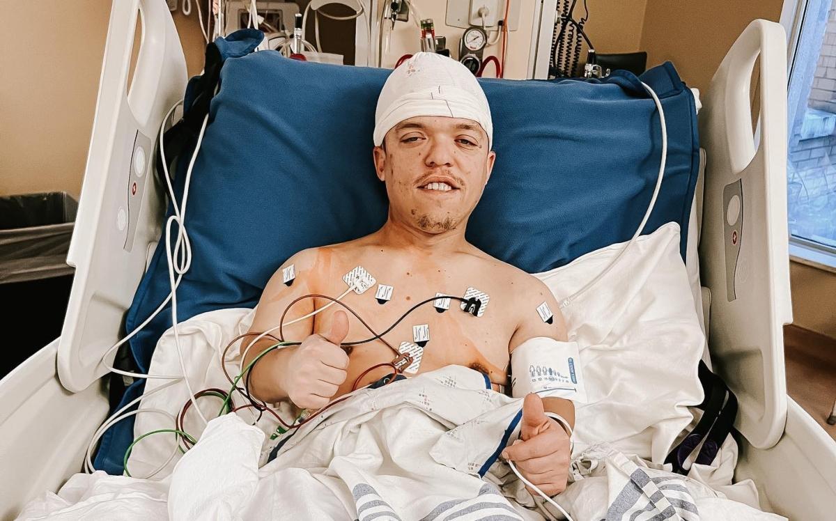 Zach Roloff after brain surgery