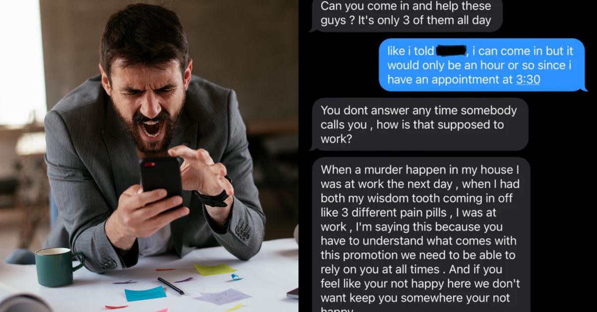 Employee Shares A Meme And Gets Fired Over It, So He Shares The Text  Exchange With The Boss