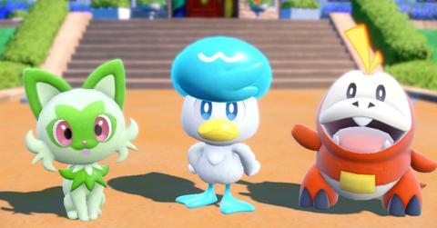 'Pokémon Scarlet' and 'Violet' starters