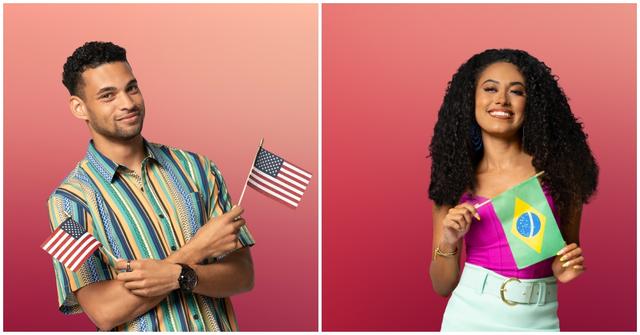 (l-r): Kahlil and Jhenypher from 'Love & Translation'