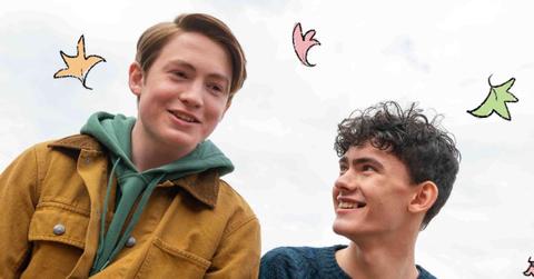 Kit Connor and Joe Locke as Nick and Charlie in 'Heartstopper.