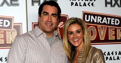 Rob Riggle with his now ex-wife, Tiffany Riggle.