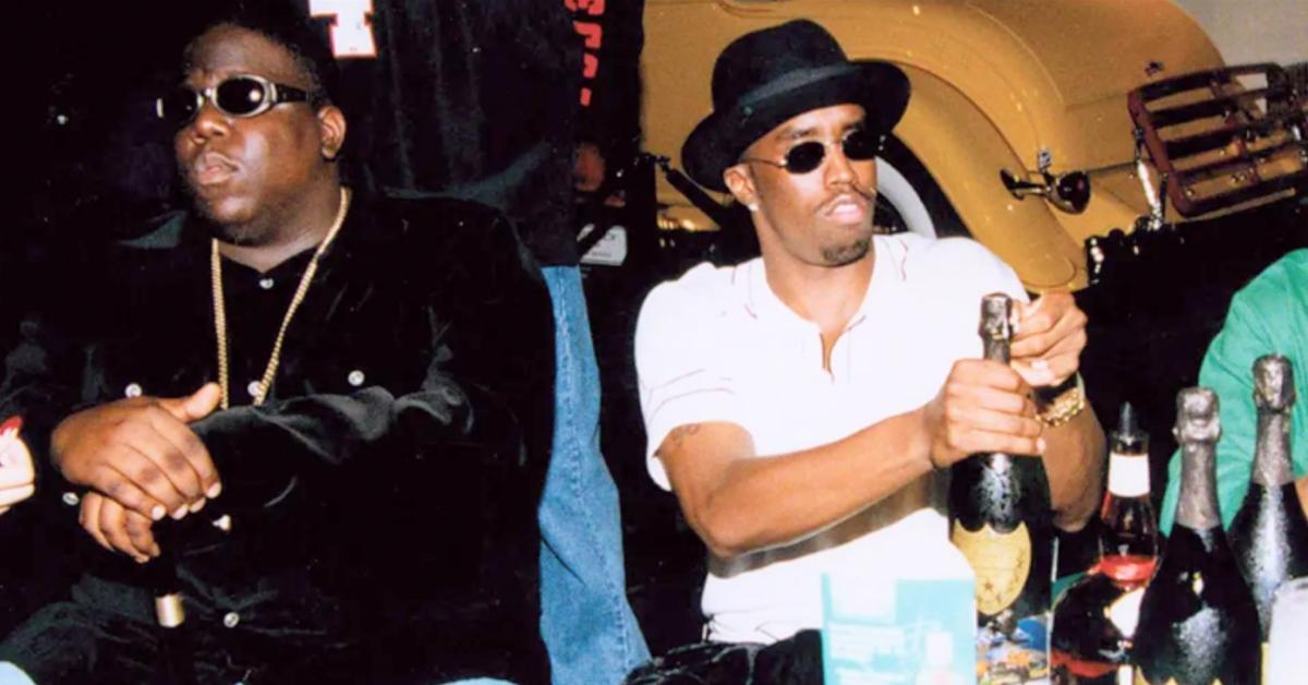 (l-r): Notorious B.I.G. and Diddy.