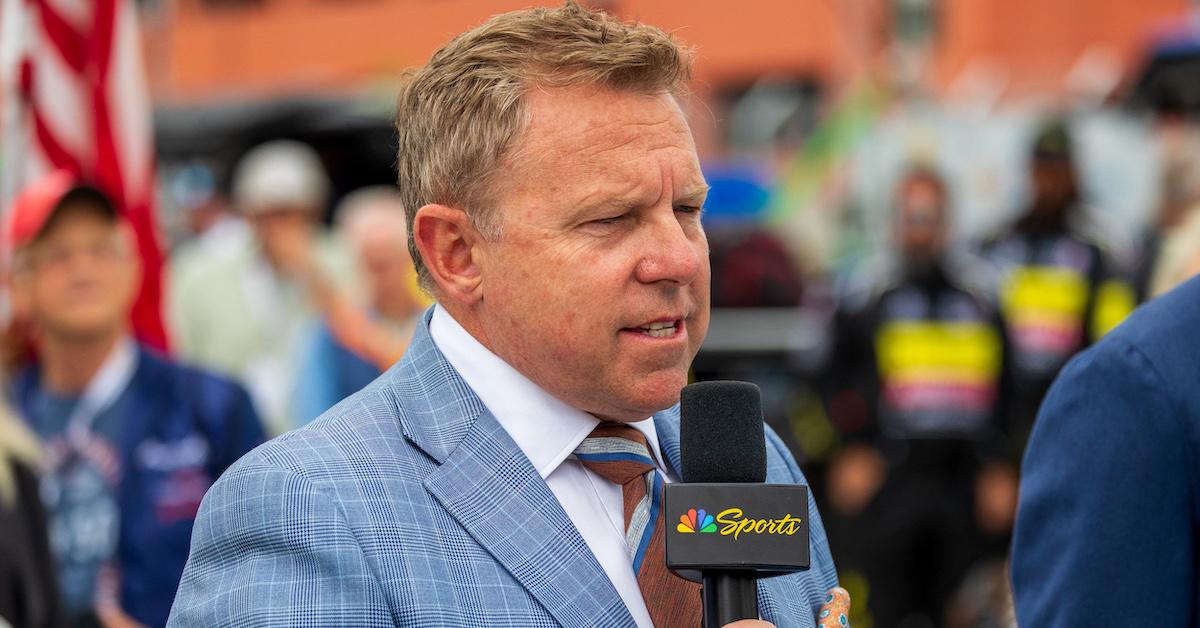 Leigh Diffey talks prior to the Chevrolet Detroit Grand Prix. The NTT Indycar Series runs the Chevrolet Grand Prix on the streets of downtown Detroit, Michigan on June 2, 2024