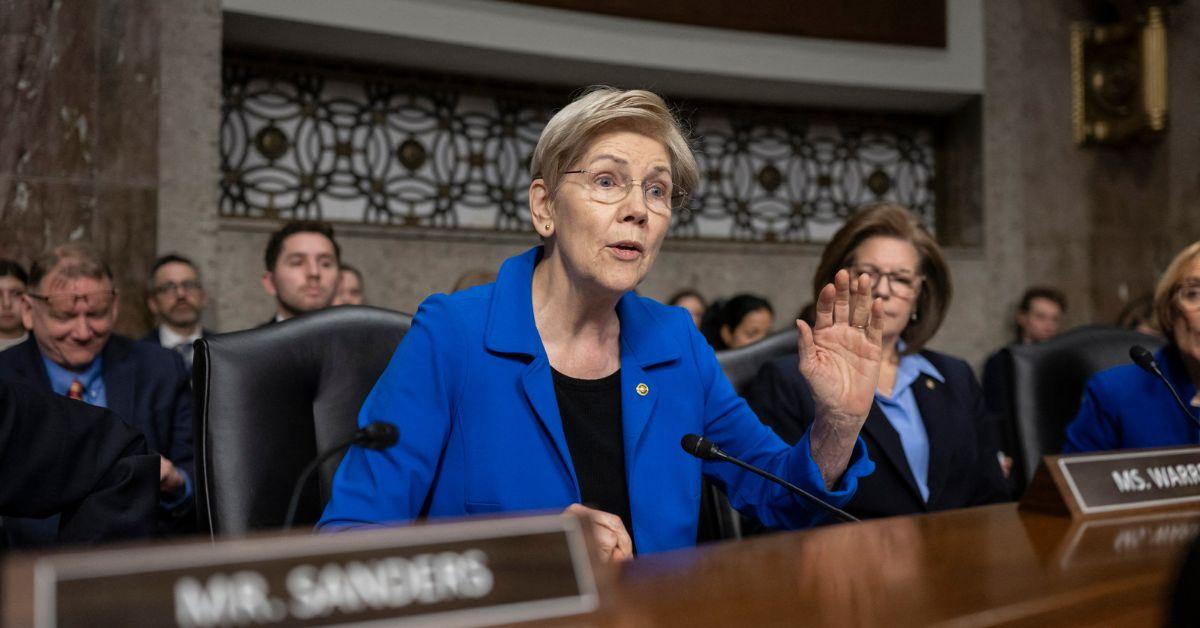 Elizabeth Warren at RFK Jr.'s confirmation hearing in 2025. 