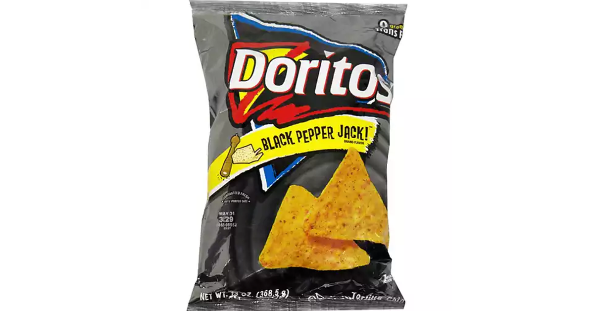 black pepper jack doritos