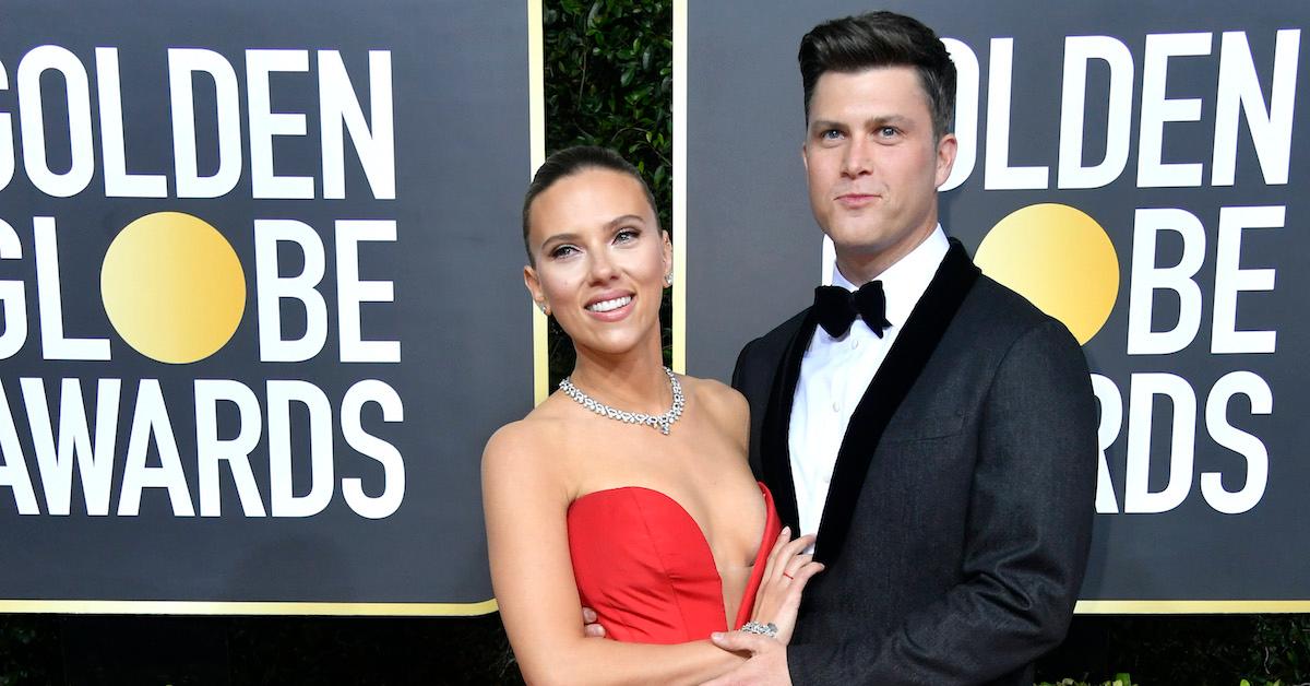 Scarlett Johansson and Colin Jost