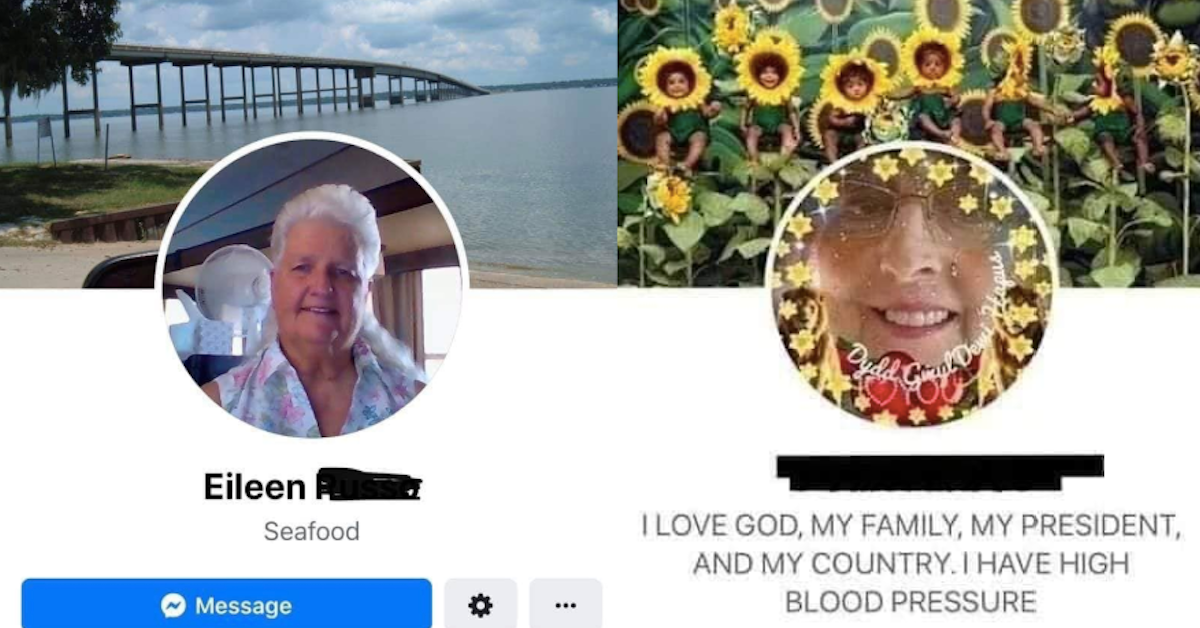 usa old woman names on facebook