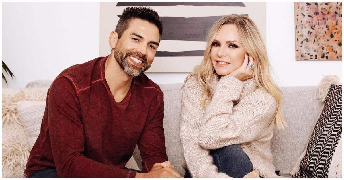 (l-r): Eddie Judge and Tamra Judge from 'RHOC'