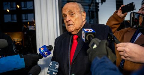 rudy giuliani being interviewed
