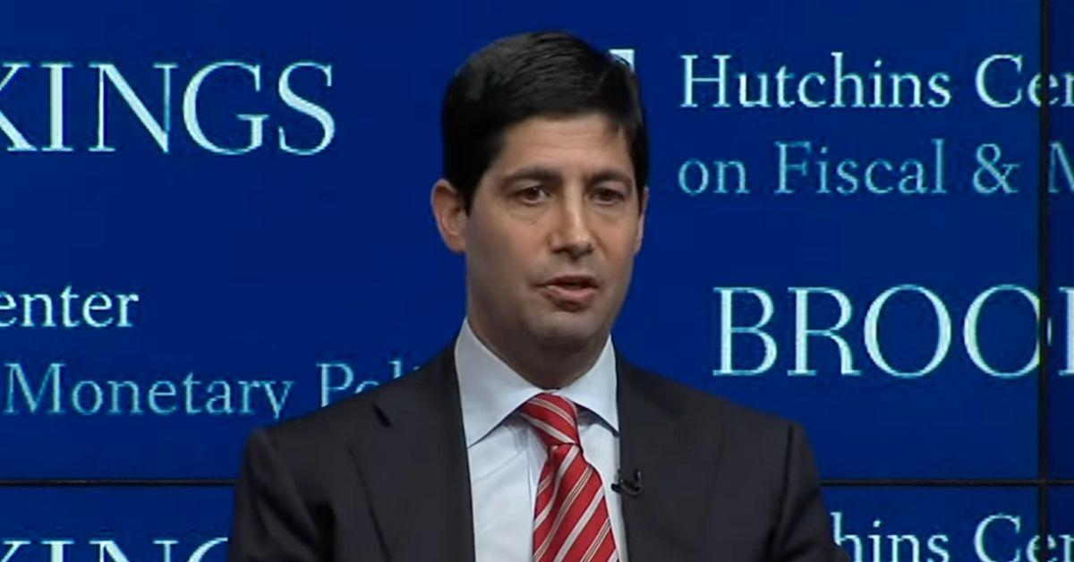 Kevin Warsh speaking at a Brookings Institute event in 2015. 