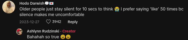 Older People Don’t Use Filler Words, TikToker Claims
