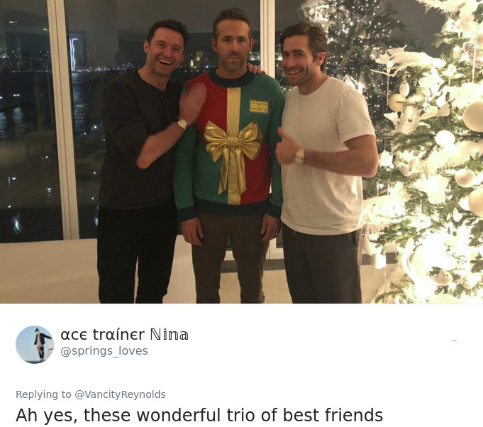 https://media.distractify.com/brand-img/gXQ5X5K5k/0x0/reynolds-jackman-gyllenhaal-christmas-sweater-1560271830126.png