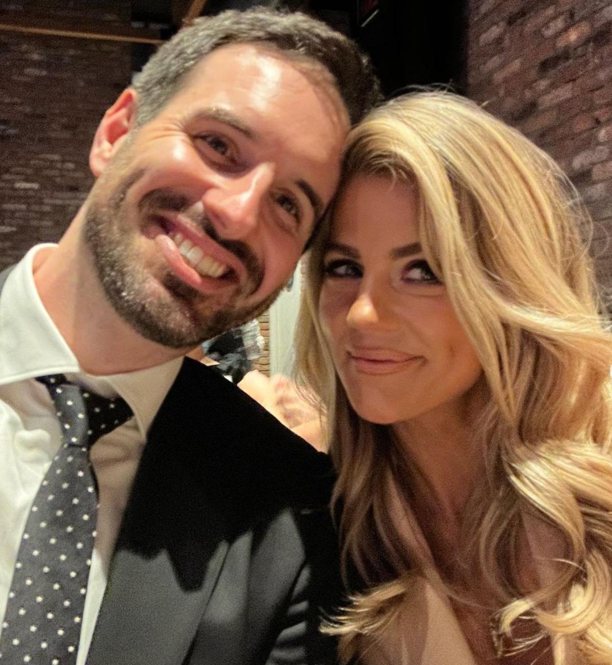 Samantha Ponder and husband Christian Ponder take selfie in winter 2023