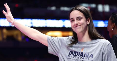 Caitlin Clark of the Indiana Fever is seen on Day Four of the 2024 U.S. Olympic Team Swimming Trials