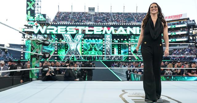 Stephanie McMahon at WrestleMania 40 in 2024