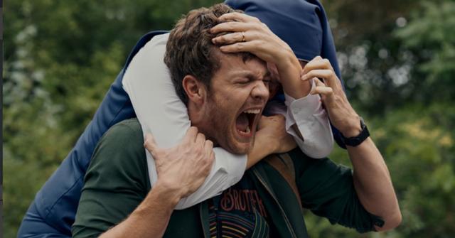 Hughie (Jack Quaid) fights off a deadly nun.
