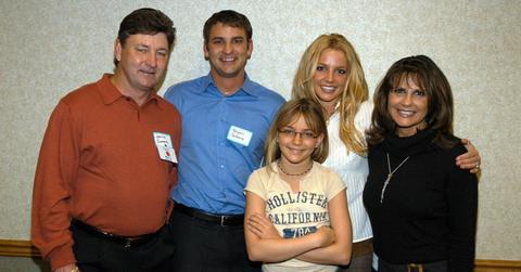 Britney Spears's family Jamie Spears, Bryan Spears, Jamie-Lynn Spears, Britney Spears and Lynne Spears