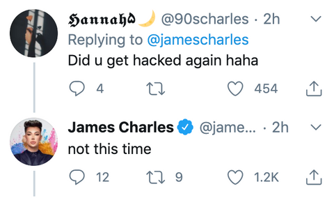 James Charles Posts Nude Photo on Twitter: "It's a Beautiful Day Today"