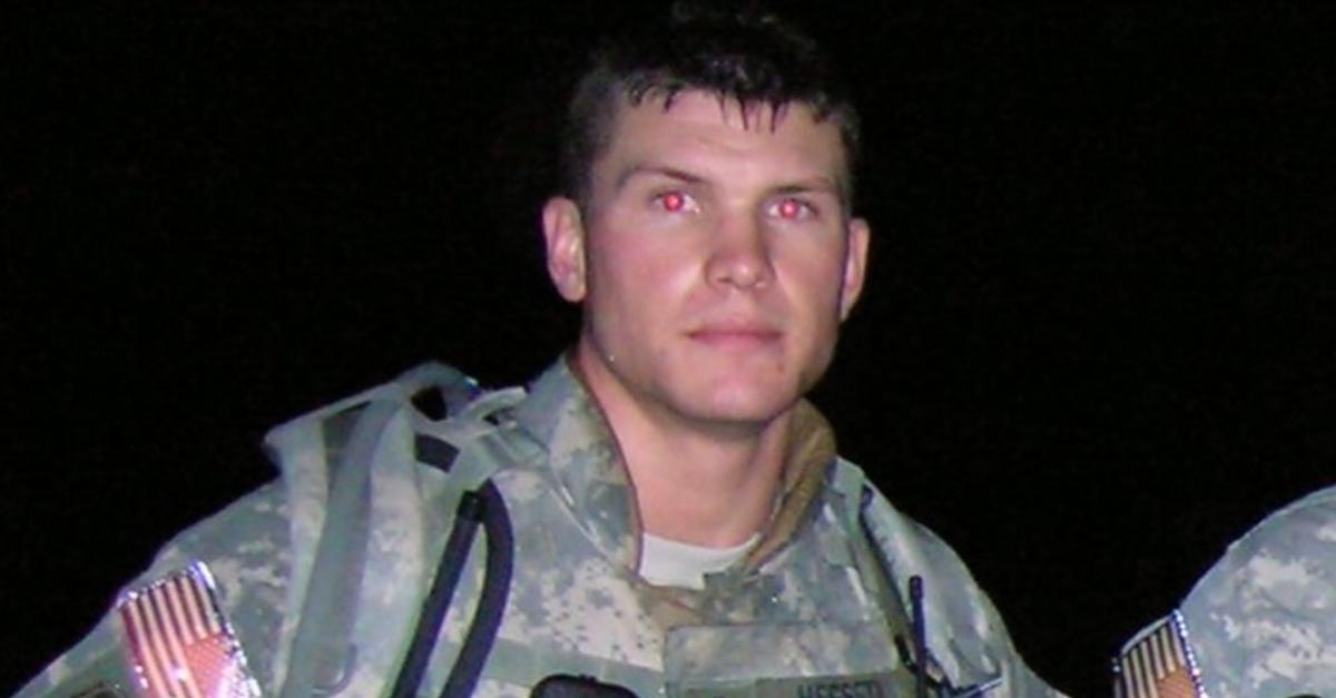 Pete Hegseth serving time in Iraq.