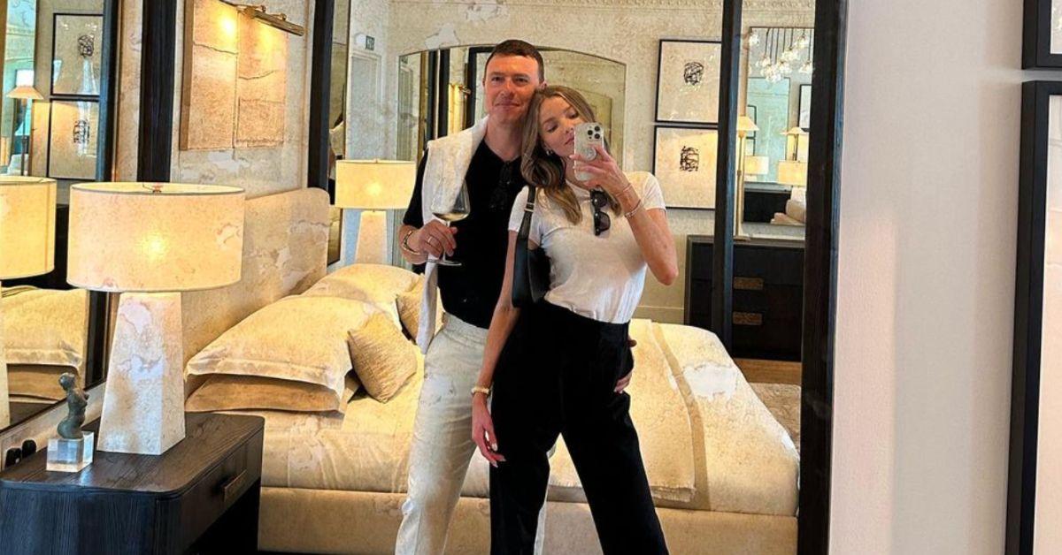 Adam and Alanna Gold pose for a selfie in a mirror