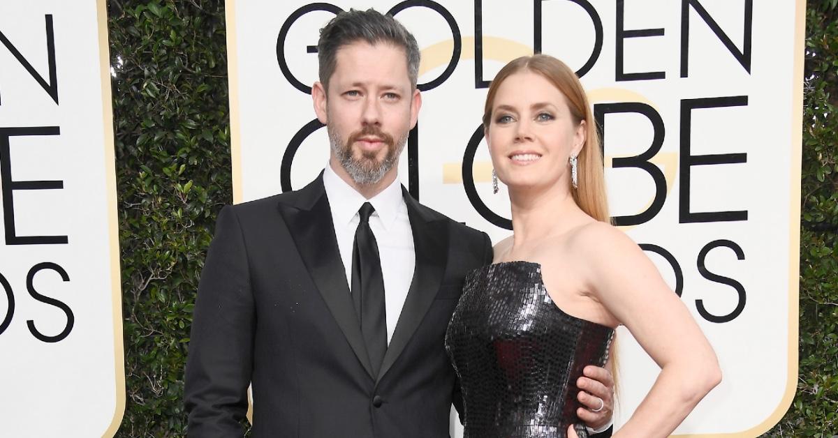 Amy Adams and Darren Le Gallo attend the 2017 Golden Globes.