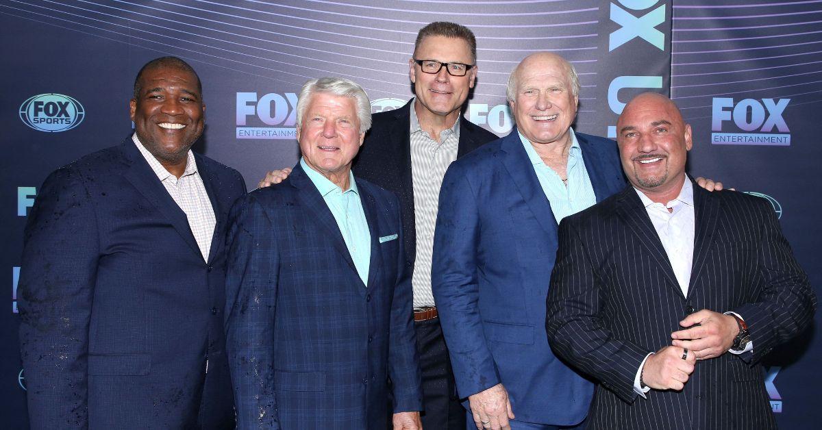 The hosts of Fox NFL Sundays in 2019. 