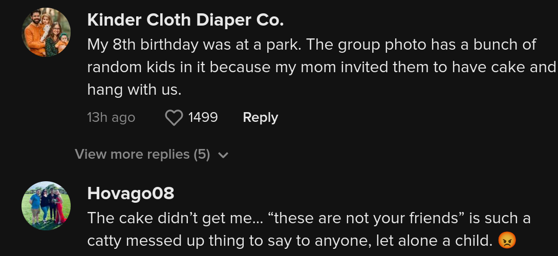 Woman Shames Little Girl for Trying to Get Cake at Birthday Party(02)