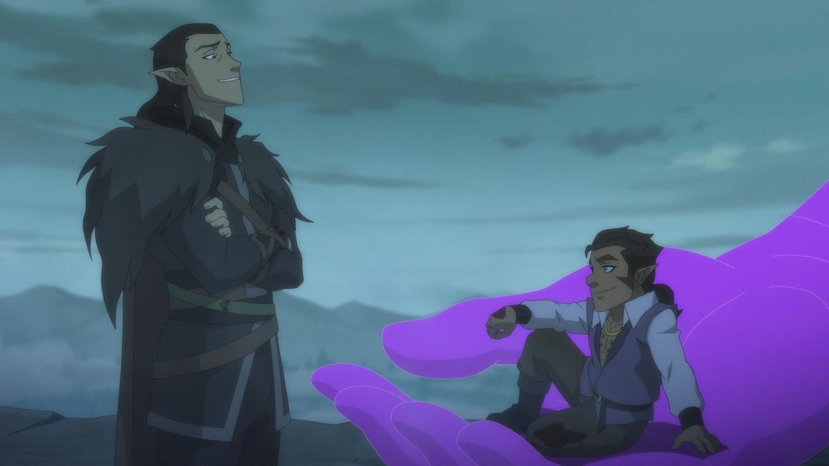 Vax and Scanlan in 'The Legend of Vox Machina'