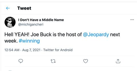 Joe Buck Likely Won't Receive a Salary for 'Jeopardy!' — What to Know