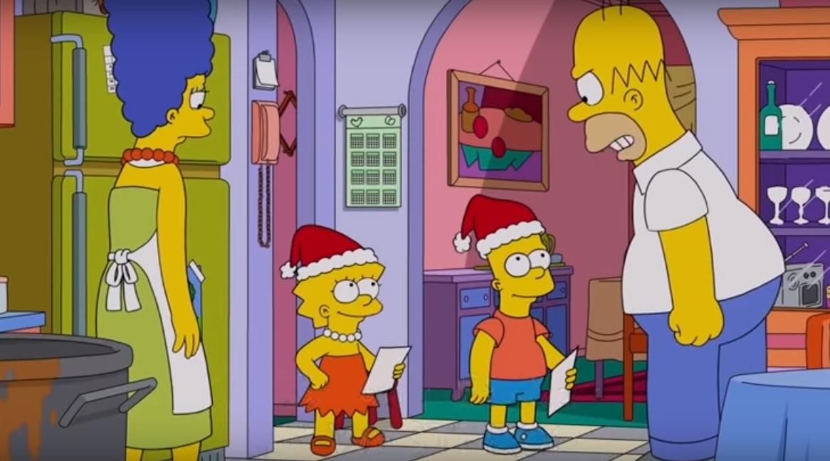 simpsons th season christmas