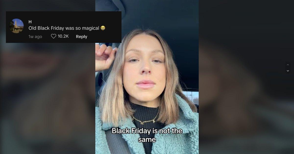 screenshot of woman on tiktok