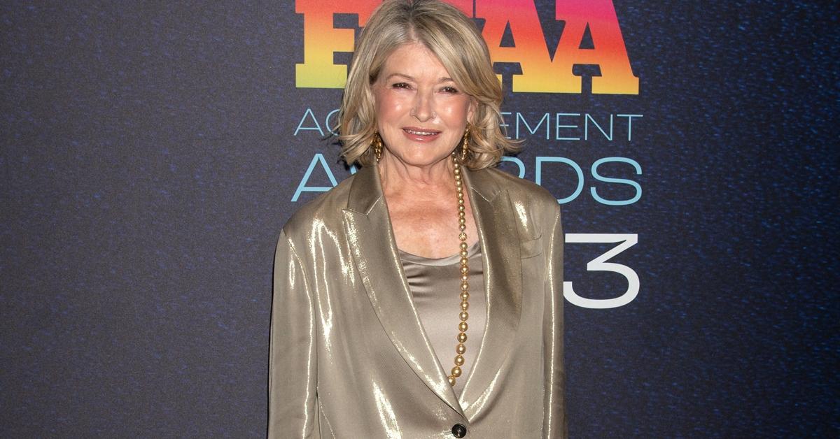 Martha Stewart at the 2023 Footwear News Achievement Awards