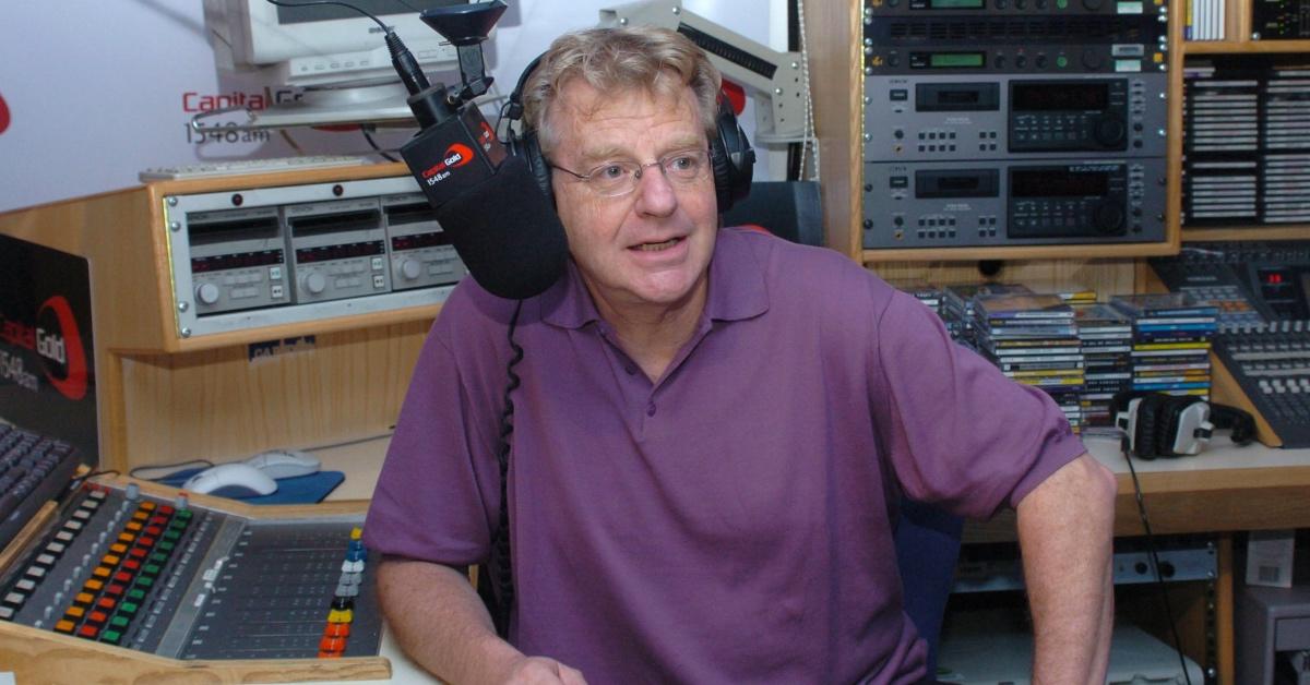 Jerry Springer hosts a radio show for Capital One.