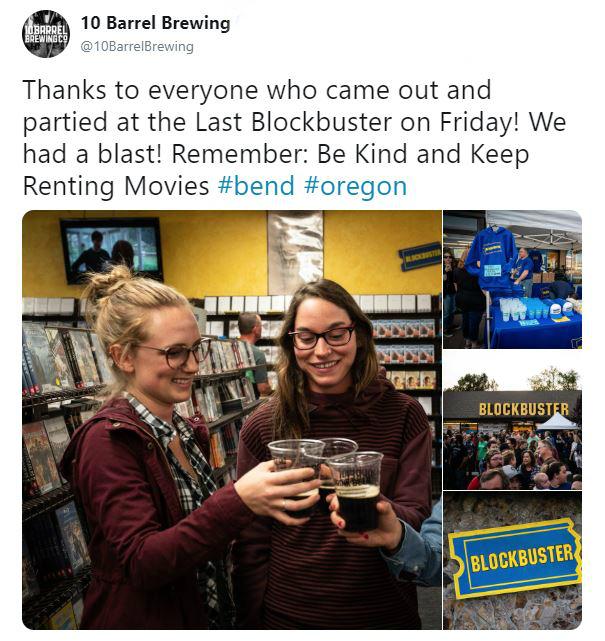 last blockbuster beer