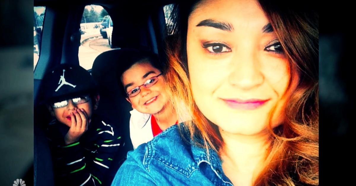 Rita Gutierrez-Garcia with two of her three sons